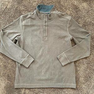 Weatherproof Vintage Men’s Half Button-Up Crewneck/Pullover